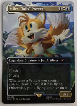 MTG Magic the Gathering Secret Lair Sonic Hedgehog Friends and Foes Set Holo Set - Image 3