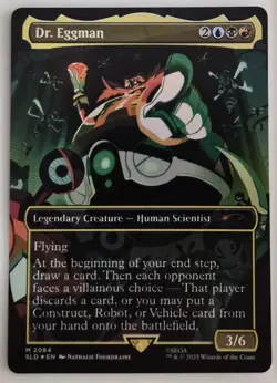 MTG Magic the Gathering Secret Lair Sonic Hedgehog Friends and Foes Set Holo Set - Image 4