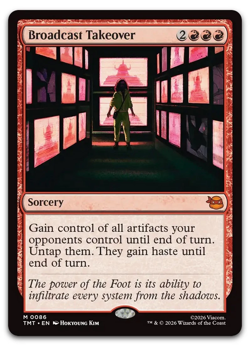 Broadcast Takeover #86 (NM) TMT Magic MTG - Image 1