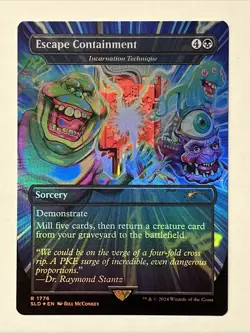Escape Containment Rainbow Foil MTG Secret Lair - Magic The Gathering - Image 1