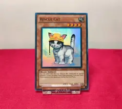 Yugioh Rescue Cat Turbo PAck 3 TU03-EN002 Super Rare - Image 1