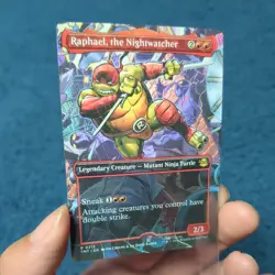 Raphael, the Nightwatcher (Borderless) Teenage Mutant Ninja Turtles MTG - Image 1