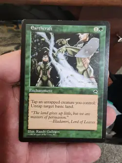 Tempest MTG 1 Earthcraft Magic Rare - Image 1