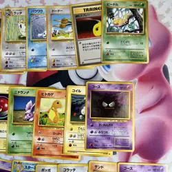 1996 Vintage Japanese Pokemon Card Lot Of 33 Base Set Cards LP-HP #5 - Image 5