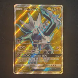 Pokemon Dialga GX 146/156 SM-Ultra Prism Ultra Rare 180 HP Holo Full Art Card - Image 1