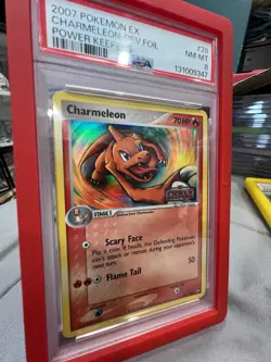 Pokemon 2007 Charmeleon EX Power Keepers #28 Reverse Holo PSA 8 🔥 - Image 2