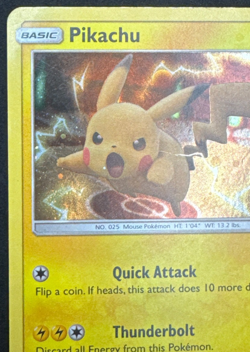 PIKACHU SM227 DMG SUN & MOON BLACK STAR PROMO POKEMON 2019 - Image 4
