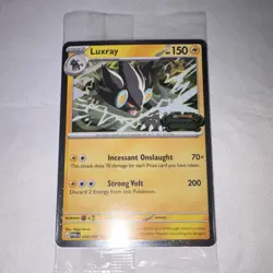 Pokemon TCG Luxray Promo Rare 028/082 Perfect Order stamped *still sealed* - Image 1