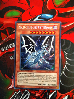 Malefic Blue-Eyes White Dragon - YMP1-EN002 - Secret Rare - Limited Ed Yugioh MP - Image 1