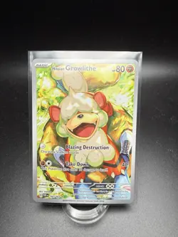 Pokemon - Hisuian Growlithe 181/167 Twilight Masquerade Illustration Rare - Image 1