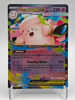 Pokemon TCG: Mega Clefable ex 032/088 Perfect Order NM- Double rare - Image 1