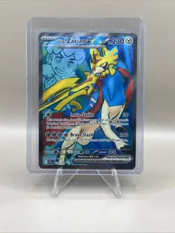 Pokemon TCG Hop's Zacian ex 176/159 Journey Together Full Art Ultra Rare NM - Image 1