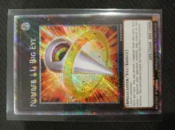 Yu-gi-oh! MISPRINT: Number 11 Big Eye Platinum Secret Rare RA04 - Image 2