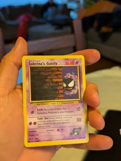 Pokemon TCG Sabrina's Gastly Gym Challenge Unlimited Common - Image 1