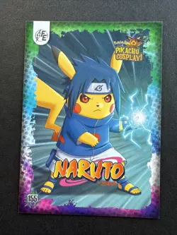 Naruto Cosplay (Pikachu) #155 - Holo - Pokemon - Electric - Image 1