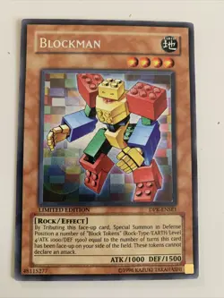 Blockman - DPK-ENSE1 - Secret Rare Limited Edition - Yugioh - Image 1