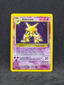 Pokemon Base Set 2 Alakazam 1/130 (LP/NM) - Image 1
