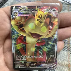 2020 Pokemon Sword & Shield MEOWTH VMax SWSH005 Black Star Promo - Image 1