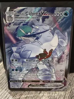 Ice Rider Calyrex VMAX #TG15 Full Art NM Ultra Rare Pokemon Astral Radiance TCG - Image 1