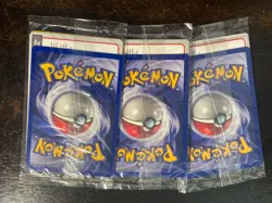 Pokemon The First Movie DRAGONITE ELECTABUZZ PIKACHU Promo 1999 3 Sealed Packs - Image 5