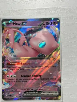 Pokemon TCG Mew ex 151/165 Scarlet and Violet 151 Double Rare Near Mint - Image 1