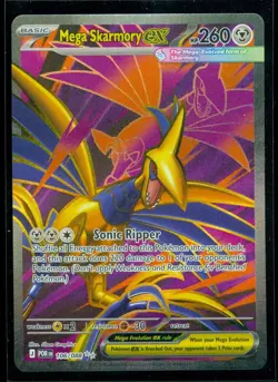Pokemon MEGA SKARMORY EX 106/088 - Perfect Order - ULTRA RARE FULL ART - MINT - Image 1