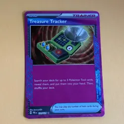 Pokemon Treasure Tracker 131/131 Prismatic Evolutions ACE SPEC Holo Rare NM - Image 1