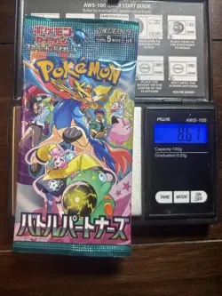 Heavy 8.61g Pokemon Sealed Journey Together Japanese Booster Pack - Image 1