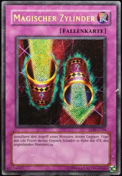Yu-Gi-Oh! Magischer Zylinder LON-G104 Secret Rare [LP] | DE 2003 Magic Cylinder - Image 1