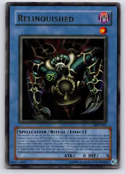 Yu-Gi-Oh! Relinquished #SDP-001 Light Play - Image 1