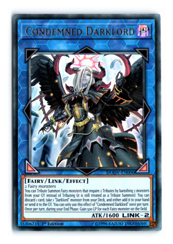 Condemned Darklord - DUOV EN006 - Ultra Rare - 1st Edition - Yugioh - Image 1