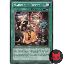 Yugioh Madolche Ticket ABYR-EN061 Common NM - Image 1