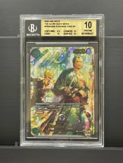 One Piece TCG Roronoa Zoro SP PRB02-006 OP14 BGS 10 - Image 1
