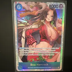 Namco One Piece Boa Hancock OP07-051 Super Rare Character Foil 8000 Power - Image 1
