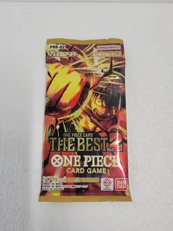 One Piece Japanese the best vol.2 PRB-02 Sealed Booster Pack - Image 2