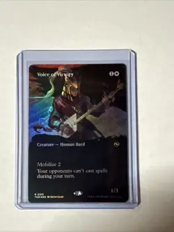 MTG Voice of Victory (Borderless) Tarkir: Dragonstorm Foil - Image 1