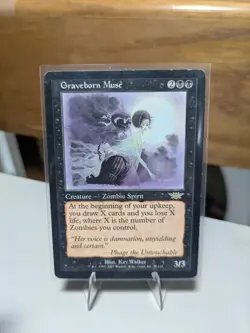 Graveborn Muse MTG Magic the Gathering Black Creature Legions LP/HP Condition - Image 1