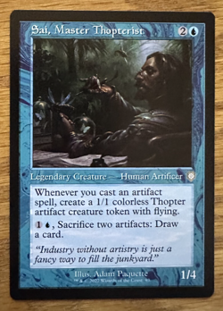 MTG The Brothers' War Commander, Sai, Master Thopterist - Image 1