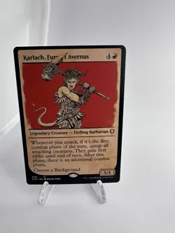 Karlach, Fury of Avernus 400 Non Foil Showcase Mythic Baldur's Gate Magic TCG NM - Image 1
