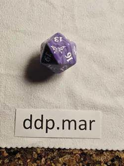 Magic The Gathering Spindown Dice D20 Die Life Counter - Duskmourn - Image 1
