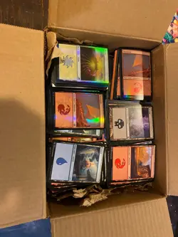 Magic the Gathering 5.6lbs Basic Lands Lot - Image 1