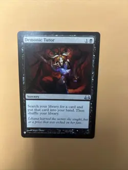 Demonic Tutor - The List Reprints (Between NM & LP) - Image 1