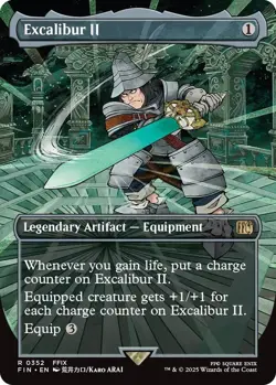 Excalibur II (Borderless) [FIN - 352] - NM [Normal] TCG MTG - Image 1