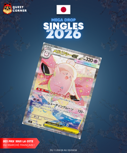 Pokemon Mega Clefable ex 112/080 M3 Japanese SR NM - Image 1