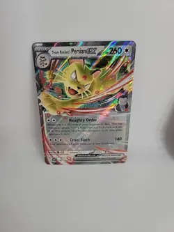 Team Rockets Nido King Persian Crobat EX Double Rare Pokemon Destined Rivals - Image 2