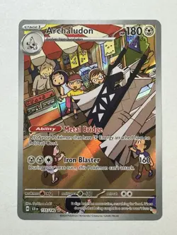 Pokemon TCG - Archaludon - Stellar Crown 155/142 Illustration Rare Full Art Holo - Image 1