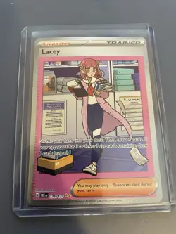 Pokemon TCG Prismatic Evolutions Trainer Lacey #175/131 Illustration Rare - Image 1