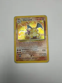 Pokemon Card Charizard 4/102 Hologram - Image 1
