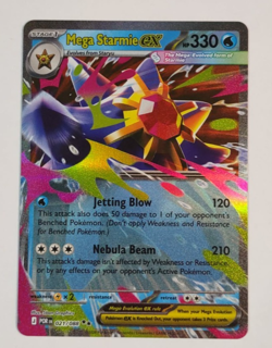 Mega Starmie EX 021/088 Perfect Order Holo Rare Pokemon Card NM - Image 1