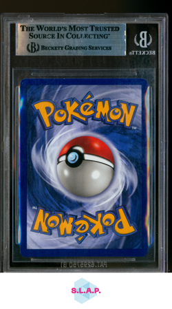 MACHAMP HOLO R(1ST ED GREY STAMP) 1999 POKEMON 2-PLAYER STRTER SET GER 8 BGS 9 - Image 2